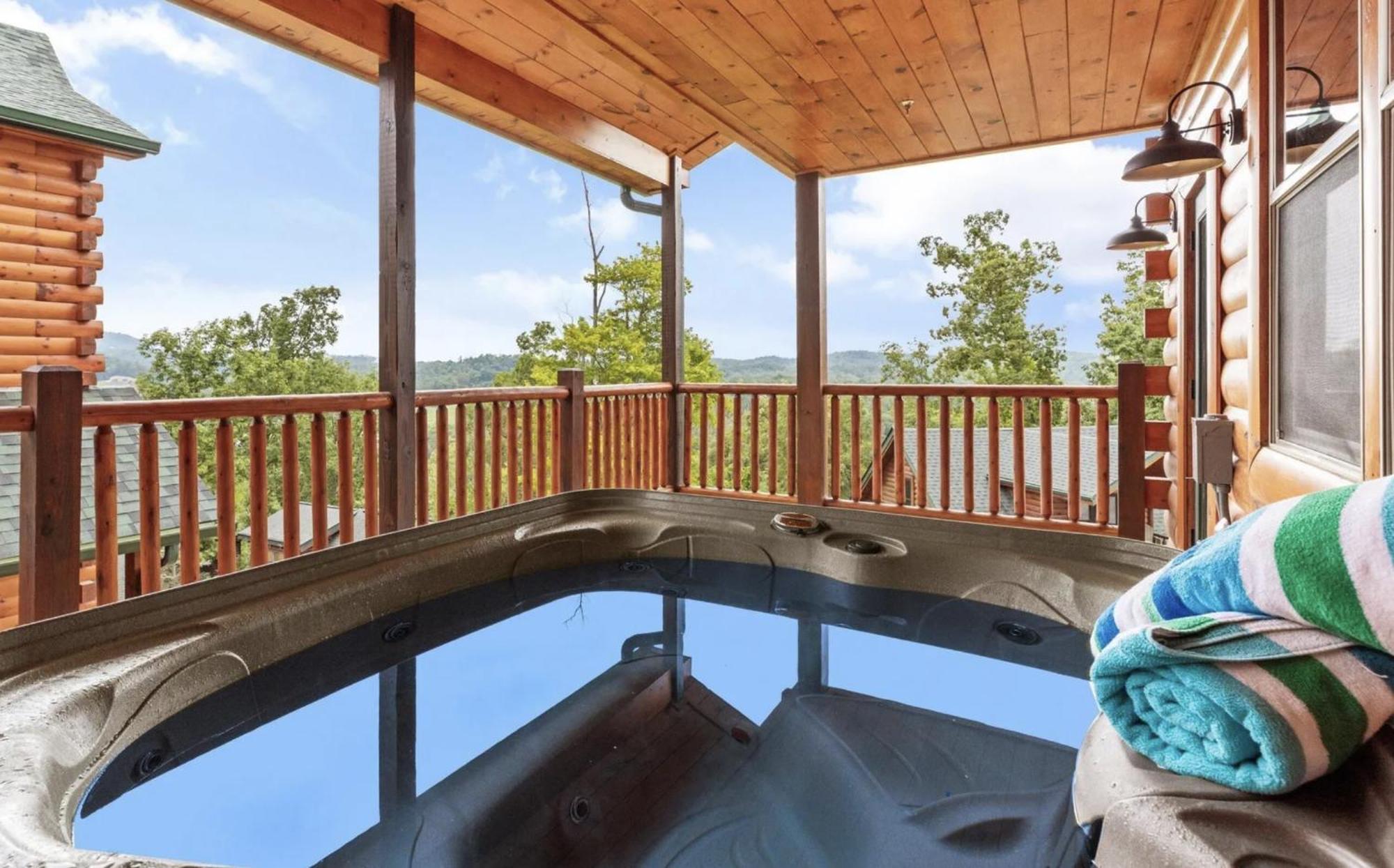 New Luxury Cabin With Indoor Pool, Hot Tub, & Theater Villa Pigeon Forge Exteriör bild